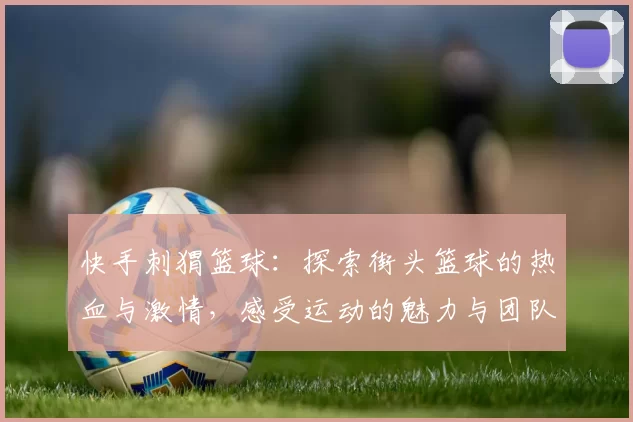 快手刺猬篮球：探索街头篮球的热血与激情，感受运动的魅力与团队的力量
